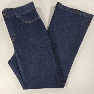 Spanx Jeans Womens 2X 2T 40x38 Raw Indigo Stretch Pull On Flare Everywear Shape